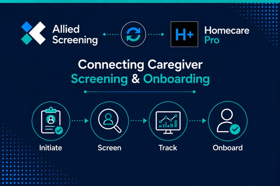Connecting caregiver screening and onboarding